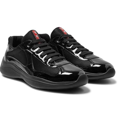 men's all black prada sneakers|authentic men prada sneakers.